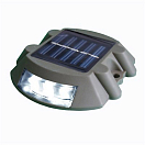 Купить Светильник/подсветка светодиодная из алюминия на солнечной батарее Dock Edge DockLite 96-255-F 6 светодиодов IP65 до 12 ч серый 7ft.ru в интернет магазине Семь Футов