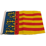 Goldenship GS73384 Valencia Флаг Многоцветный  30 x 45 cm 