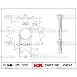 Звезда для мотоцикла ведущая C4020-13 RK Chains