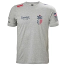 Купить Helly hansen 21208-949-5XL Футболка с коротким рукавом American Magic Grey Melange 5XL 7ft.ru в интернет магазине Семь Футов