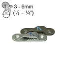 Купить Стопор щелевой из алюминия Clamcleat Racing Sail Line Cleat CL241AN+P 3 - 6 мм 70 x 21 x 12 мм М4 с площадкой для установки c левой стороны 7ft.ru в интернет магазине Семь Футов