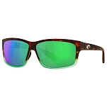 Costa 06S9047-90471260 Зеркальные поляризованные солнцезащитные очки Cut Matte Tortuga Fade Green Mirror 580P/CAT2