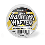 Sonubaits S1810066 Pineapple&Coconut Банд´Ум Вафтерс 6 Mm Бесцветный Pineapple & Coconut