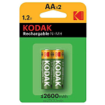 Kodak 30955080 Перезаряжаемый AAA 2600mAh NiMH 2 единицы Аккумуляторы Зеленый Yellow / Black / Green