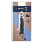 Opinel 2262 Nº08 Baroudeur Карманный нож со шнурком Brown / Noir 8.5 cm