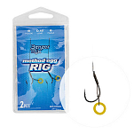 Benzar mix 42878008 Тесьма Method Egg Связанные Крючки Бесцветный Black Nickel 8