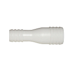 Forniture nautiche italiane 2424902 Пластиковый соединитель для туалетного шланга Бесцветный White 20-25 mm 