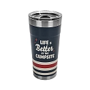 Купить Camco 17-53326 чашка Life Is Better At The Campsite 20oz  Dark Blue 7ft.ru в интернет магазине Семь Футов