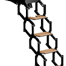 E-STEP 24V 4 steps electric ladder, Osculati 49.571.04