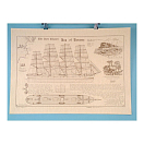 Купить Постер "Clipper Bay of Panama" Nauticalia 18745 630x450мм в рулоне 7ft.ru в интернет магазине Семь Футов