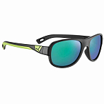 Cebe CBZAC1 Zac Солнцезащитные Очки  Matt Black / Lime 1500 Grey PC Blue Light Green Flash Mirror/CAT3