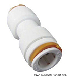 Быстроразъемный фитинг для водопроводных систем KP диаметр 12 мм тип "мама - мама", Osculati 17.111.01