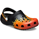 Купить Crocs 211214-0c4-c5 Деревянные башмаки Classic Flames T Black / Multi 35x25x15 EU 20 7ft.ru в интернет магазине Семь Футов