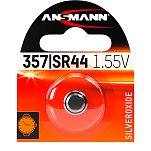 Ansmann 1516-0011 357 Silveroxid SR44 Аккумуляторы Серебристый Silver