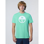 North sails 692972-0414-XXL Футболка с коротким рукавом Basic Зеленый Spring Bud 2XL