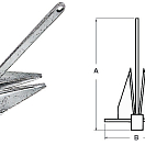 Anchor for rollers 6 kg 01.131.06
