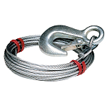 Tiedown engineering 241-59385 Кабель лебедки Серебристый 3/16 x 25´ 