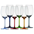 Купить Набор бокалов для вина Marine Business Party 16904Z 350мл 6шт из разноцветного экозена 7ft.ru в интернет магазине Семь Футов