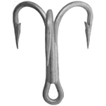 Mustad 9430-DS-2-114 Classic Line 5X Strong Колючий Тройной Крючок Серебристый Durasteel 2 