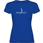 Kruskis 11502241ss176 Футболка с коротким рукавом Sailing Heartbeat Royal Blue 30x25x2
