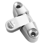 Forniture nautiche italiane 6565380 Ребристая опора вилки из нержавеющей стали Серебристый Silver 70 x 45 x 25 mm 
