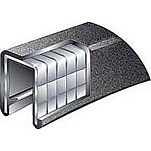 Taco metals 236-V301008W251 Flex Подрезать 7.62 m Белая  White 0.63 cm 