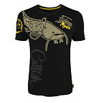 Hotspot design 010000601 Футболка с коротким рукавом Fishing Mania CatFish Черный Black S