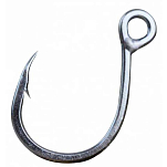 Explorer tackle EXHIS40 Inline Spinning Крючки С Одним Глазком Серый Grey 4/0 