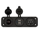 A3101120134010 USB-порт, 4,8 А со встроенным. Вольтметр и розетка
