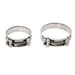 Clamp 2222802 Фланец из нержавеющей стали Silver 104-112 mm 
