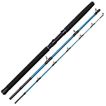 Kinetic a263-0663-p8-unit Удилище для троллинга Manticore P8 3 Секции Blue / Black 150x10x10 1.9 m