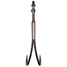 Купить Mustad 78124AP-BN-2/0-2A Двойной Крючок Frog 2X Strong Серебристый Black Nickel 2/0 7ft.ru в интернет магазине Семь Футов