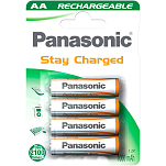 Panasonic P6E/4BC1100 1x4 NiMH Mignon AA 1000mAh DECT Готовые к использованию батареи Белая