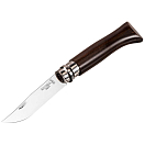 Купить Opinel 1352 Pocket Knife No. 08 Ebony W. Gift Box Серебристый Silver 7ft.ru в интернет магазине Семь Футов