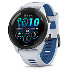 Garmin 010-02810-11 Часы Forerunner 265 Серебристый  White / Blue