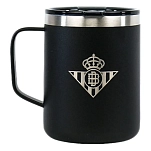 Runbott 972802 термокружка real betis escudo 400ml Бесцветный Black