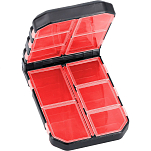 Mikado UAC-H1903 Double Sided H1903 Коробка для мелких деталей  Black / Red 10.7 x 7.4 x 3 cm