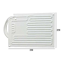 Купить Vitrifrigo 443400 PT2 Пластинчатый испаритель White 35 x 25 cm 7ft.ru в интернет магазине Семь Футов