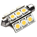 Dixplay 020050 SV8.5 8-35V 1.8W Гирлянда 210° 9 Тепло белый Вел Трансфер Лампочка Grey 42 x 25 mm