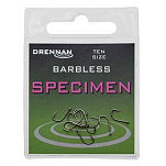 Drennan HESB020 Specimen Крючки С Одним Глазком Black Nickel 20