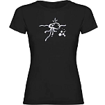 Kruskis 11502309xxlk021 Женская футболка с коротким рукавом Jellyfish Black 30x25x2 2XL