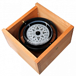 Компас Doris Plastimo 17245 черный/белый 72 мм в деревянной коробке