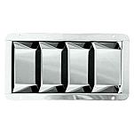 Plastimo 476180 U Прямоугольная вентиляция Silver 206 x 111 x 38 mm