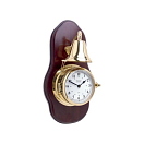 Купить Часы с боем настенные Weems & Plath 821500 Ø165мм 464х229х25мм из кованной латуни и дерева 7ft.ru в интернет магазине Семь Футов