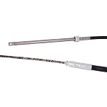 Seastar solutions TFXSSC6208 Безопасный TFX T-QC Трос рулевого управления Серебристый Black 2.44 m