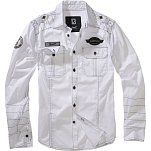 Brandit 4023-7-XXL Рубашка с длинным рукавом Luis Vintage Белая White 2XL