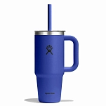 Hydro flask tt24pscc382 термокружка Travel Tumbler Clear-24 Oz Capri Blue 20x10x10
