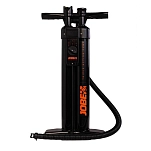 Jobe 410023001-pcs насос для воздуха Triple Action SUP Black / Orange 30x30x20