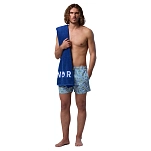 North sails 673746-C005-L плавательные шорты Allover Volley White Blue Stripes / Lemon L
