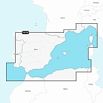 Garmin R-16042431-010-C1237-20 Морские карты Navionics+™ Средиземноморского побережья Испании отремонтированы Многоцветный